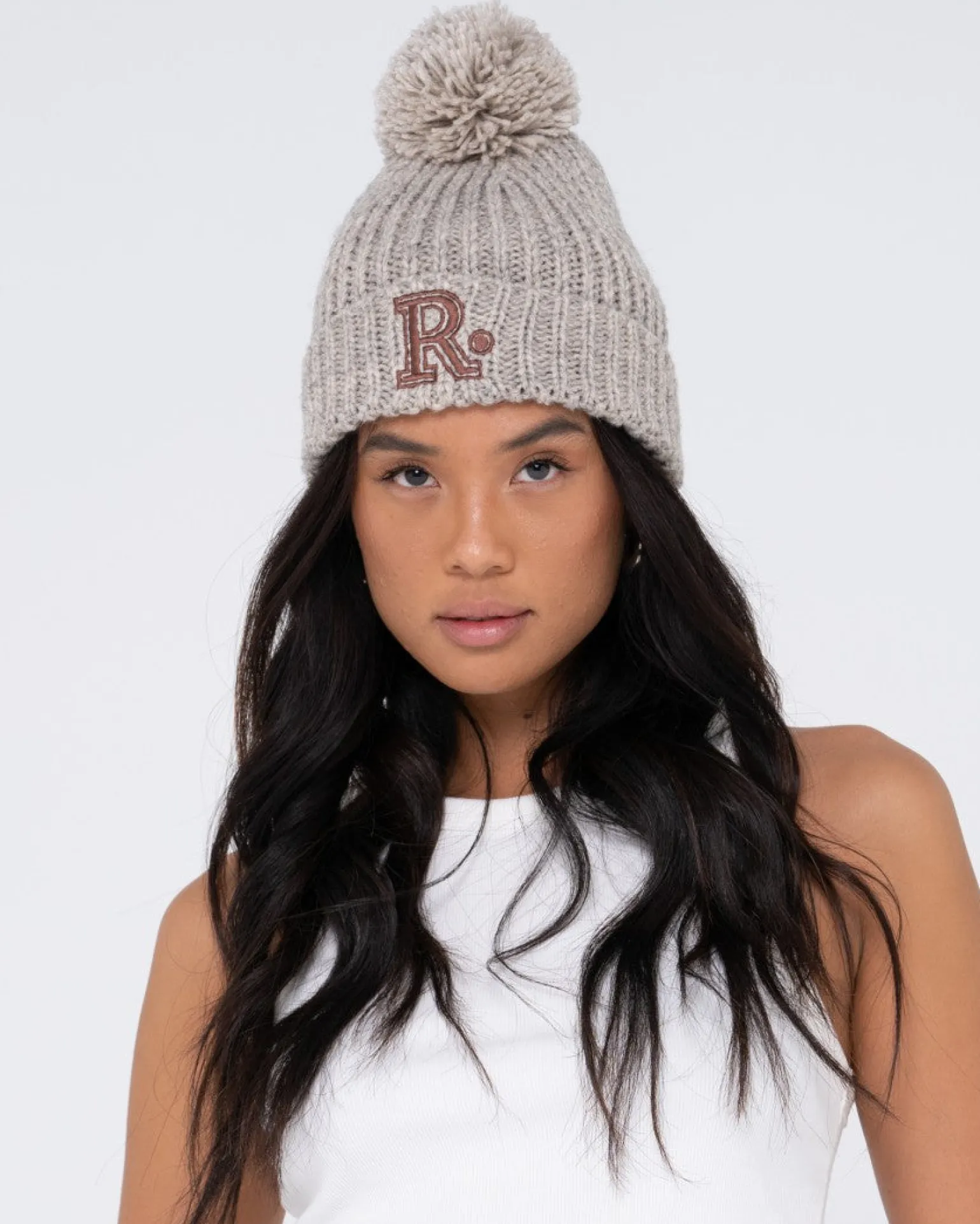 Gorro Con Pompon Bordado Academy>Rusty Cheap