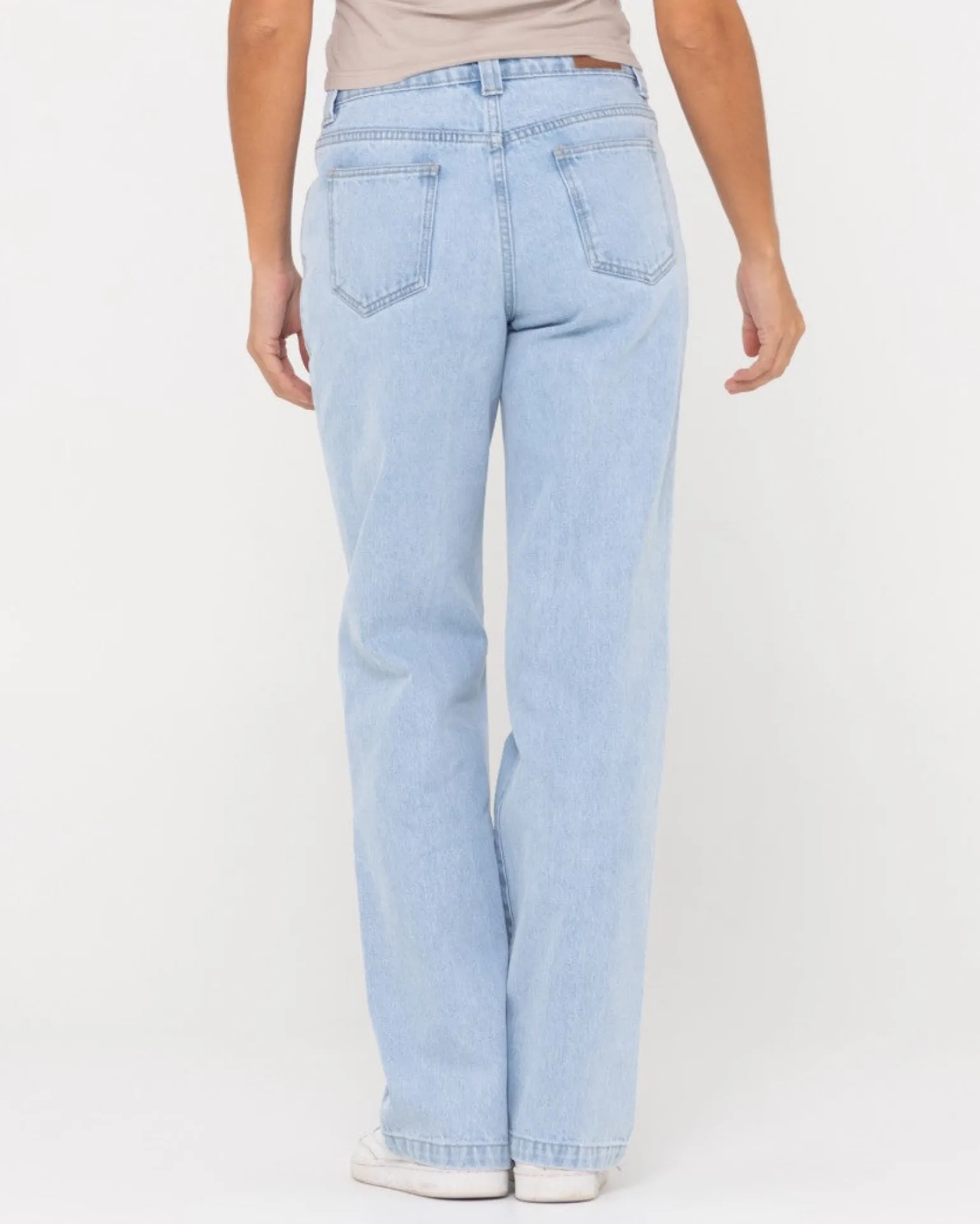 Jean De Mezclilla Recto De Talle Bajo>Rusty Best Sale