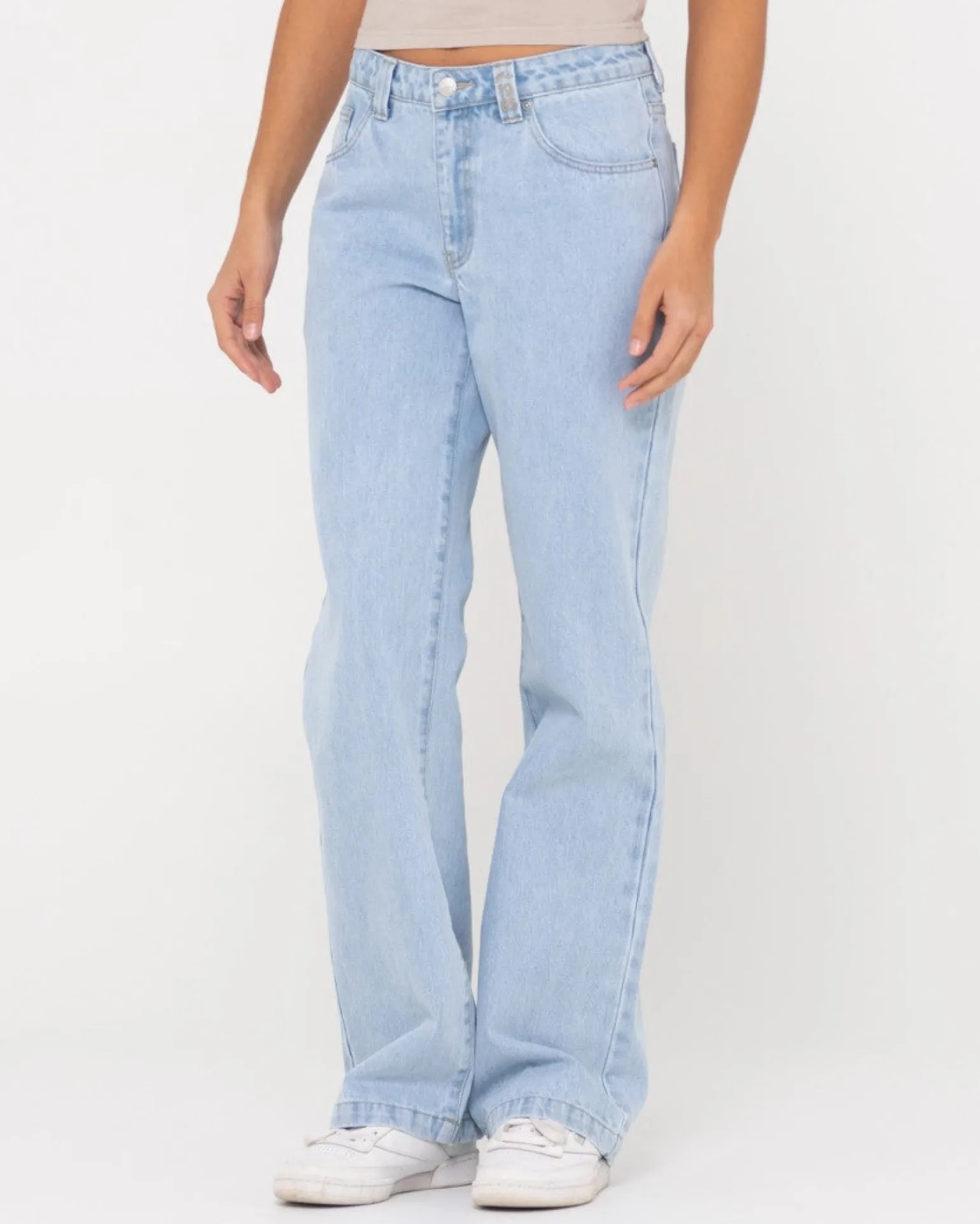 Jean De Mezclilla Recto De Talle Bajo>Rusty Best Sale