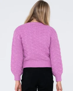 Jersey De Punto Con Cuello Redondo Loulou Para Nina>Rusty Shop