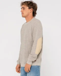 Jersey De Punto Con Cuello Redondo><noscript><img width=
