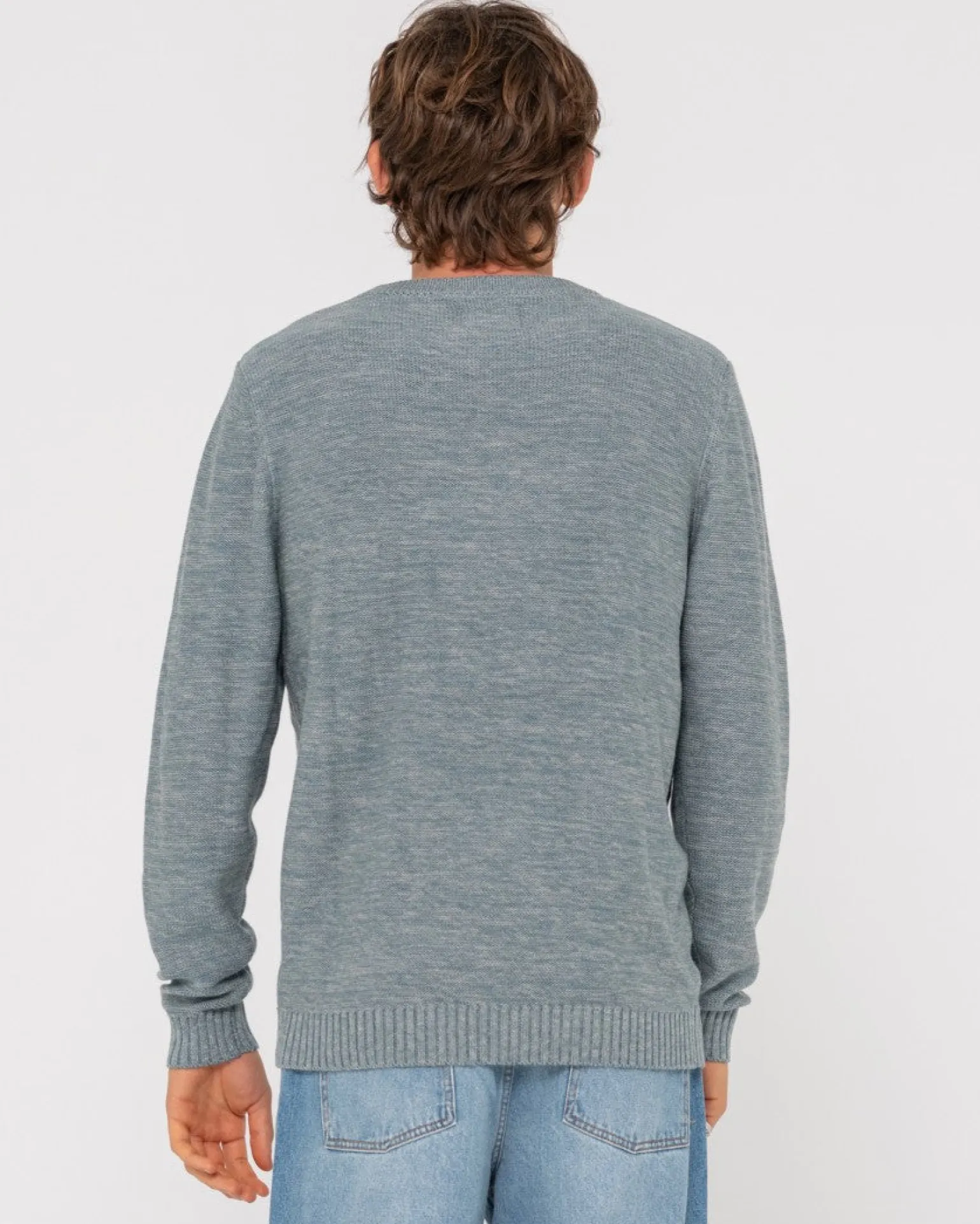 Jersey De Punto Con Cuello Redondo Skyliner>Rusty New