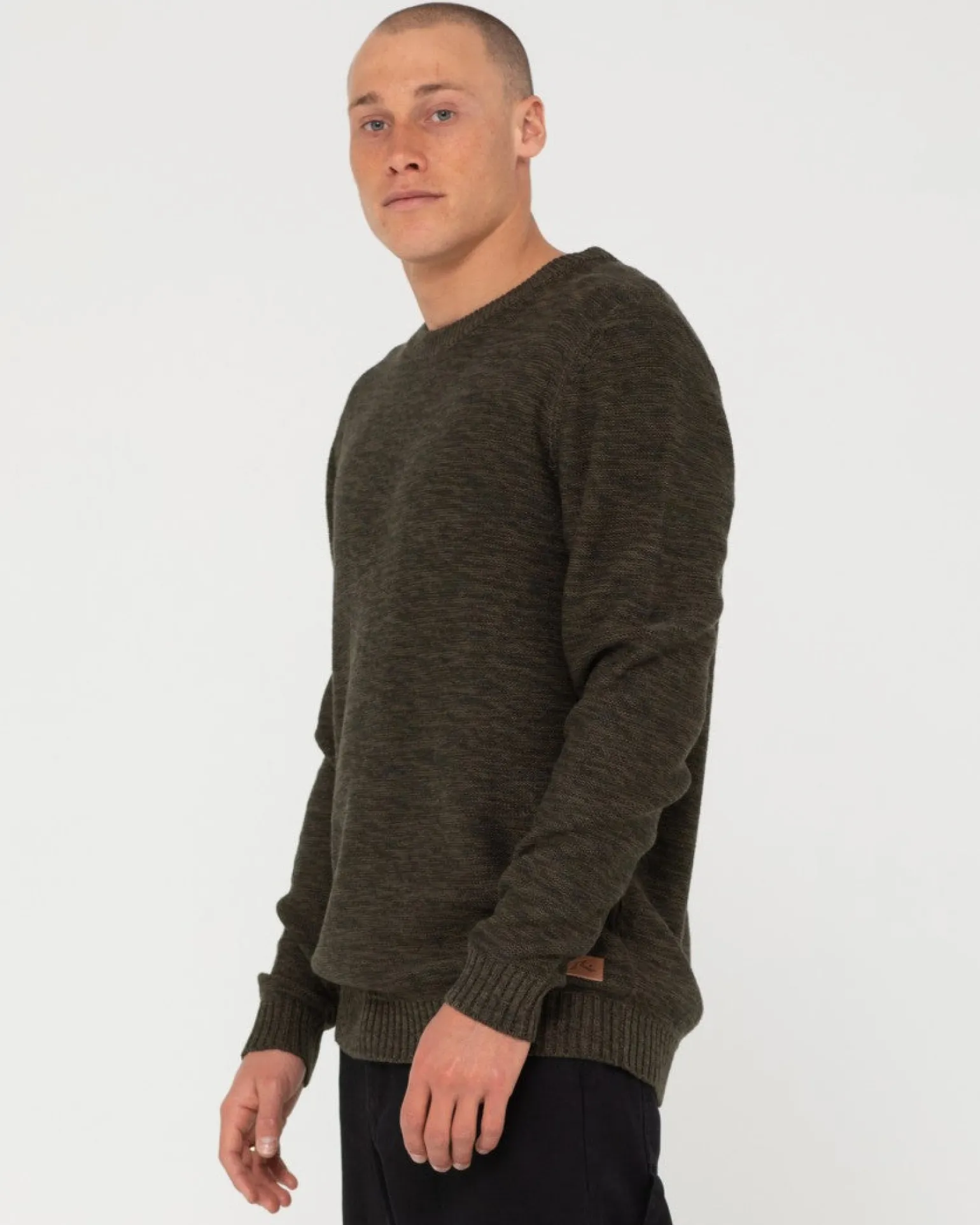 Jersey De Punto Con Cuello Redondo Skyliner>Rusty Shop