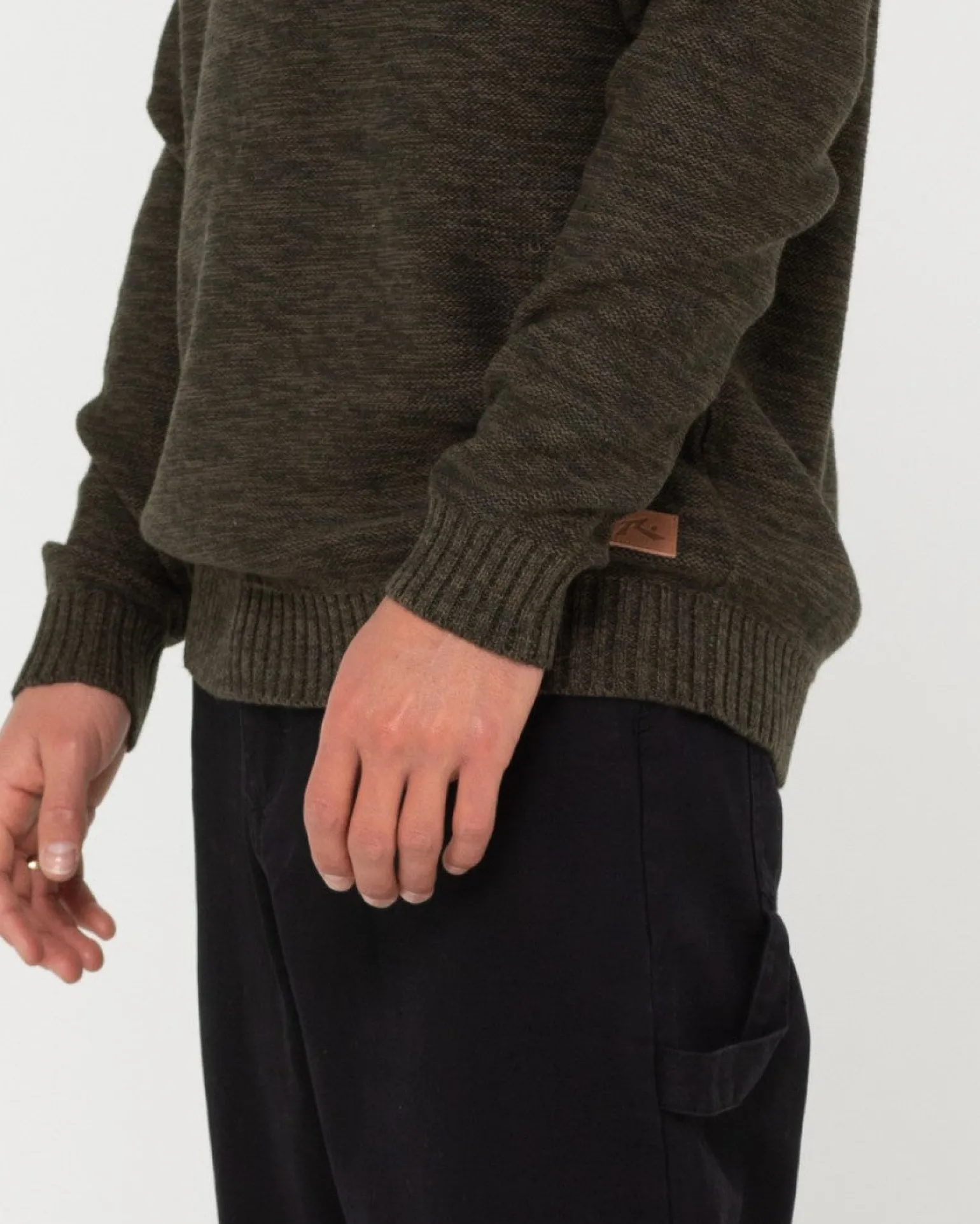 Jersey De Punto Con Cuello Redondo Skyliner>Rusty Shop