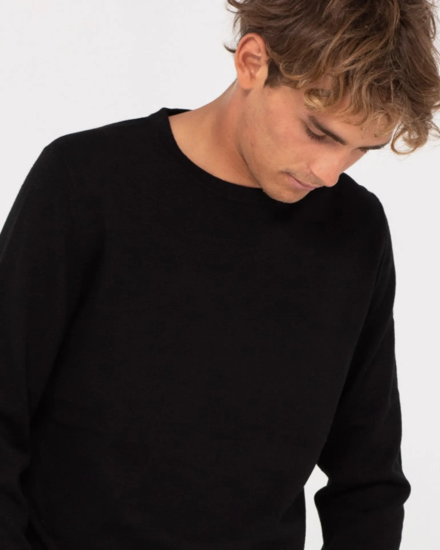 Jersey De Punto Con Cuello Redondo De Lana Ligera>Rusty Sale