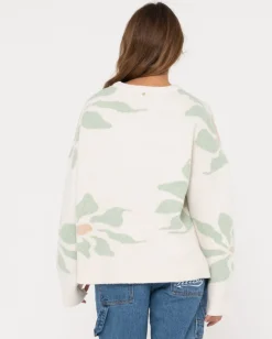 Jersey De Punto Con Cuello Redondo Y Ajuste Relajado De Lily><noscript><img width=