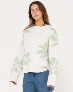Jersey De Punto Con Cuello Redondo Y Ajuste Relajado De Lily><noscript><img width=