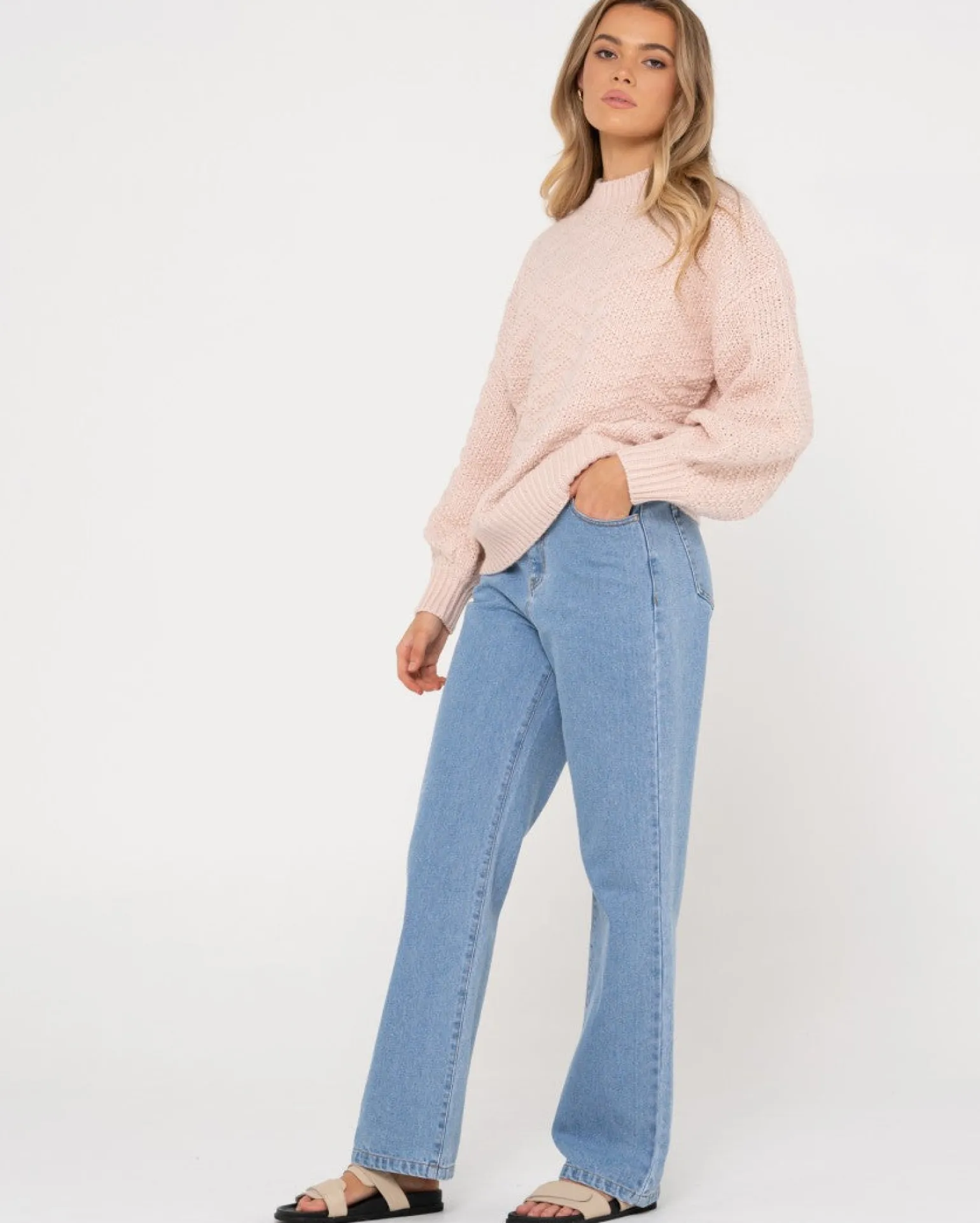 Jersey De Punto Grueso Y Relajado Con Cuello Redondo De Loulou>Rusty Cheap