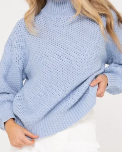 Jersey De Punto Grueso Y Relajado Con Cuello Simulado Marlow><noscript><img width=