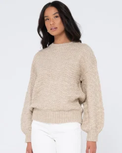 Jersey De Punto Grueso Y Relajado Con Cuello Redondo De Loulou><noscript><img width=