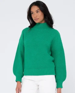Jersey De Punto Grueso Y Relajado Con Cuello Simulado Marlow><noscript><img width=