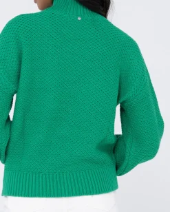 Jersey De Punto Grueso Y Relajado Con Cuello Simulado Marlow><noscript><img width=