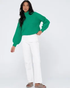 Jersey De Punto Grueso Y Relajado Con Cuello Simulado Marlow><noscript><img width=