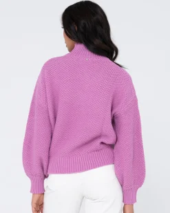 Jersey De Punto Grueso Y Relajado Con Cuello Simulado Marlow><noscript><img width=