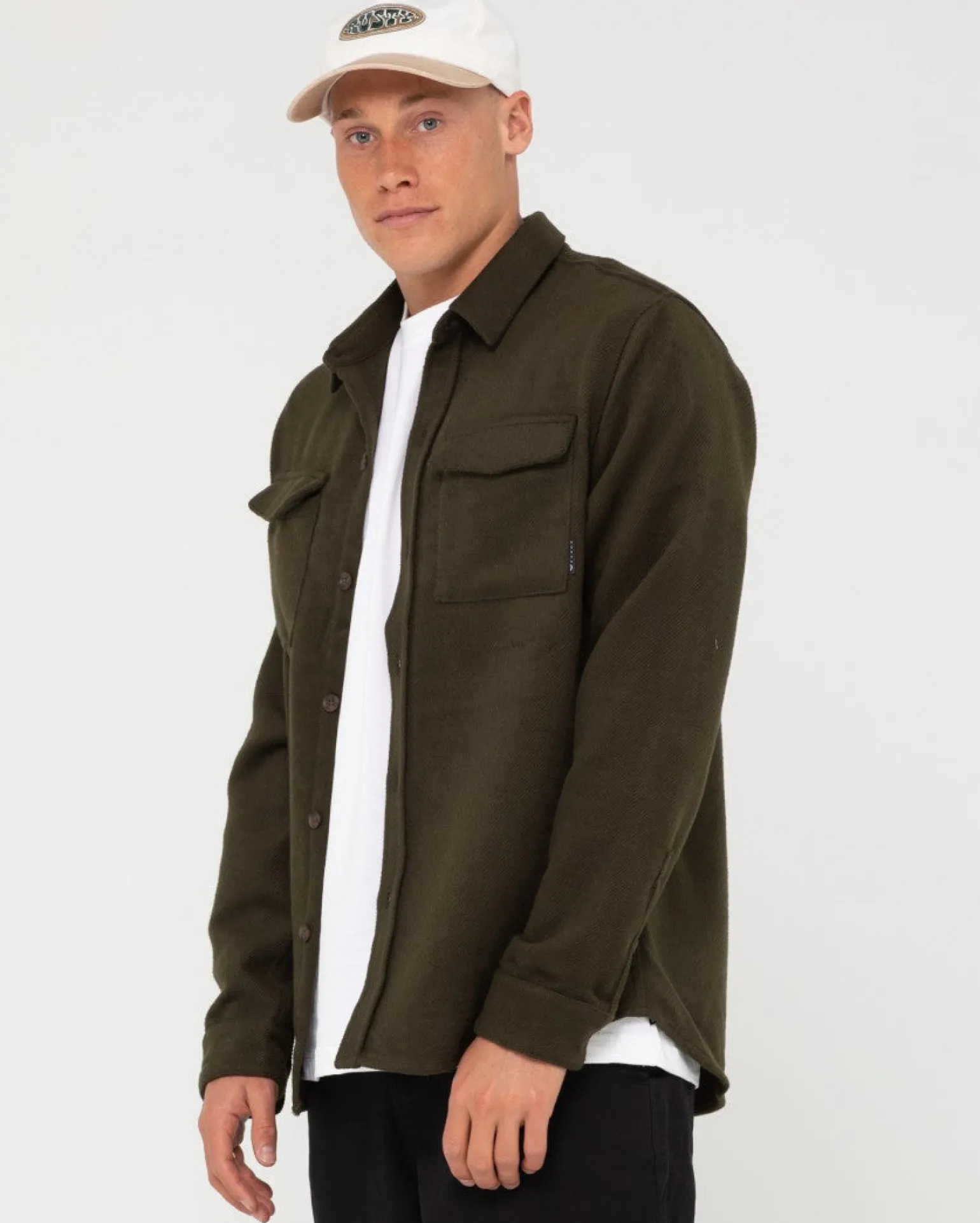 Melton Camisa De Manga Larga Workwear>Rusty Discount