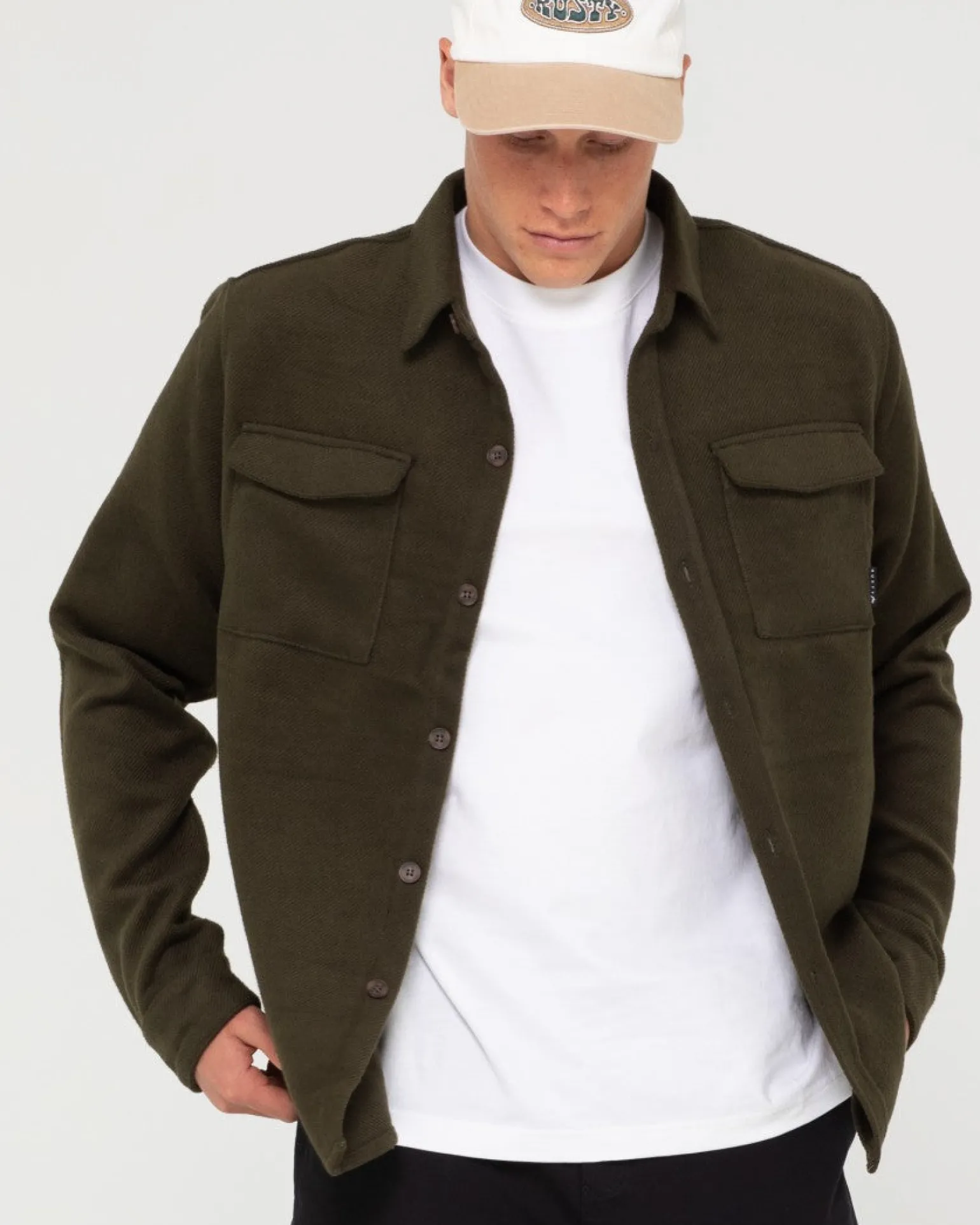 Melton Camisa De Manga Larga Workwear>Rusty Discount