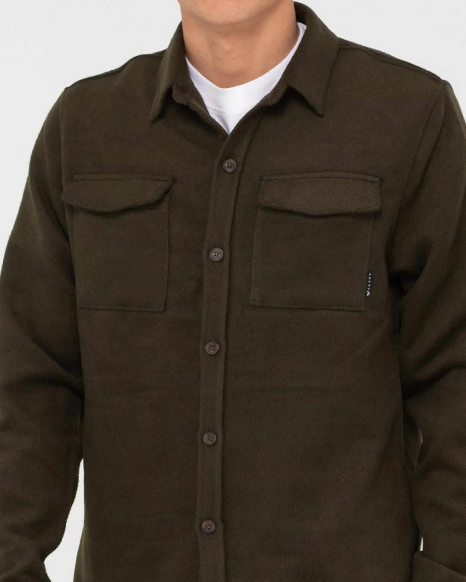 Melton Camisa De Manga Larga Workwear>Rusty Discount