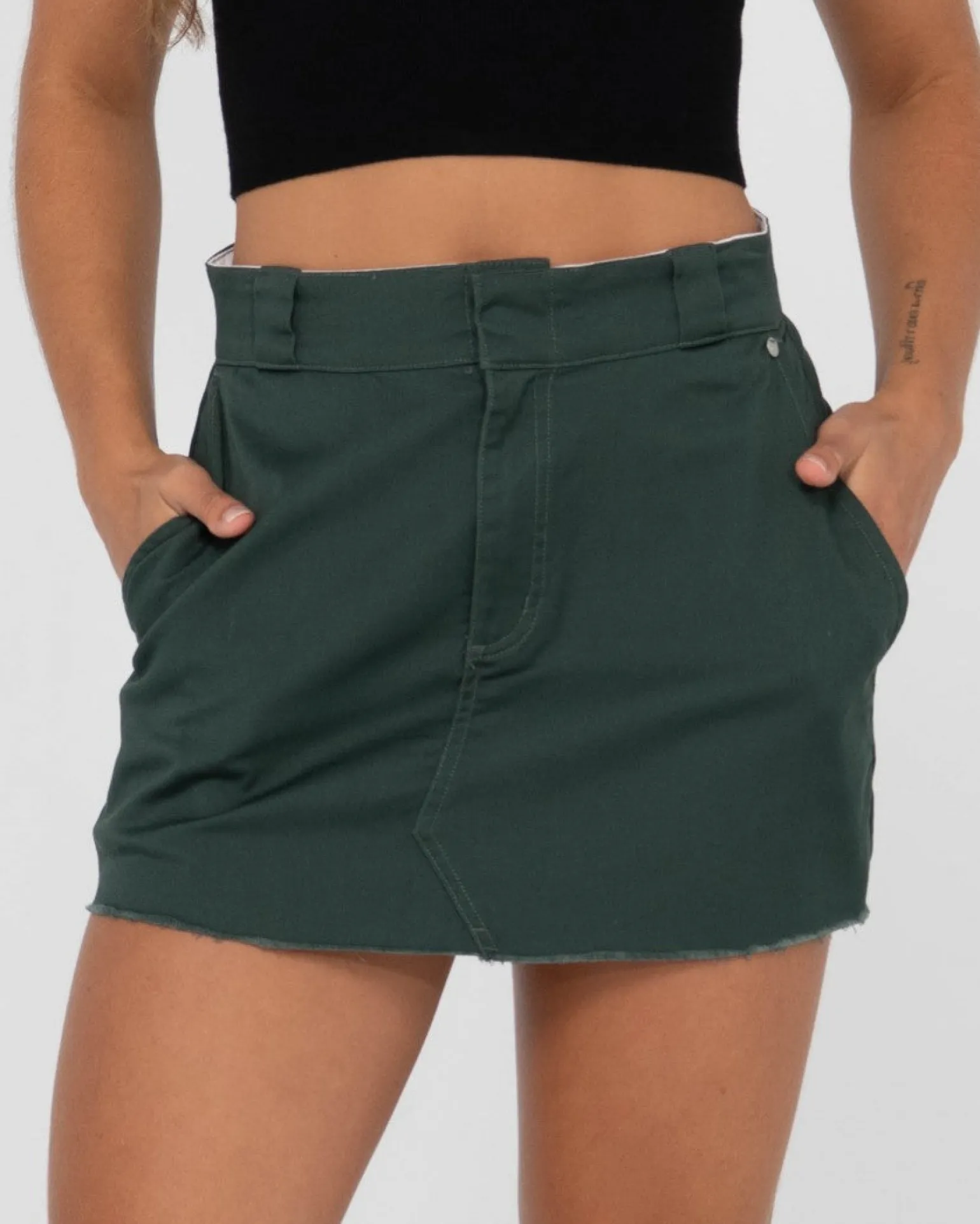 Minifalda Bobbi De Talle Medio>Rusty Best Sale