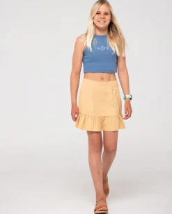 Minifalda De Agua Dulce Para Ninas><noscript><img width=