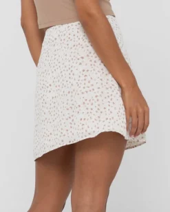 Minifalda De Talle Alto Con Estampado Floral Magnolia><noscript><img width=