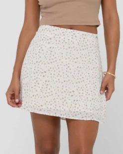 Minifalda De Talle Alto Con Estampado Floral Magnolia><noscript><img width=