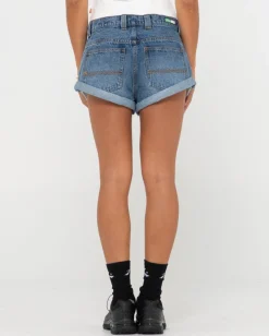 Minishort Vaquero De Talle Bajo Pheonix>Rusty Best Sale