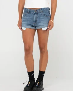 Minishort Vaquero De Talle Bajo Pheonix><noscript><img width=