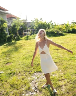 Minivestido Con Aberturas Alannah><noscript><img width=