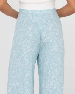 Pantalon Ancho De Cintura Alta Con Estampado Maia><noscript><img width=