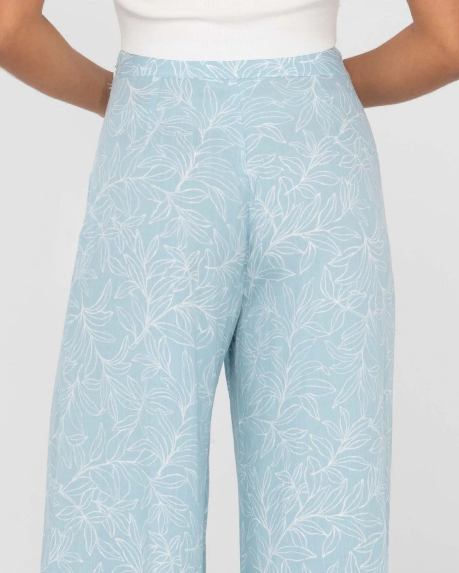 Pantalon Ancho De Cintura Alta Con Estampado Maia>Rusty Fashion