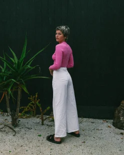 Pantalon Ancho De Talle Alto Hansen><noscript><img width=