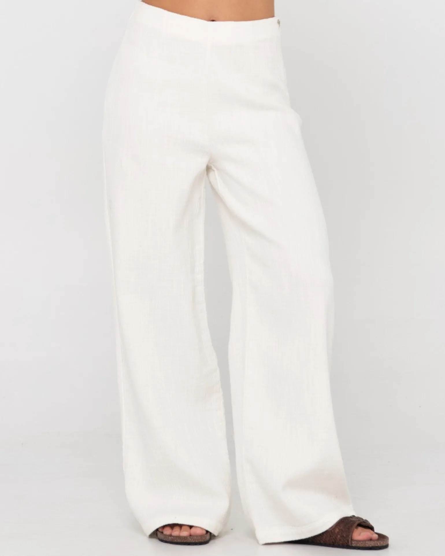 Pantalon Ancho De Talle Alto Radiate>Rusty Cheap