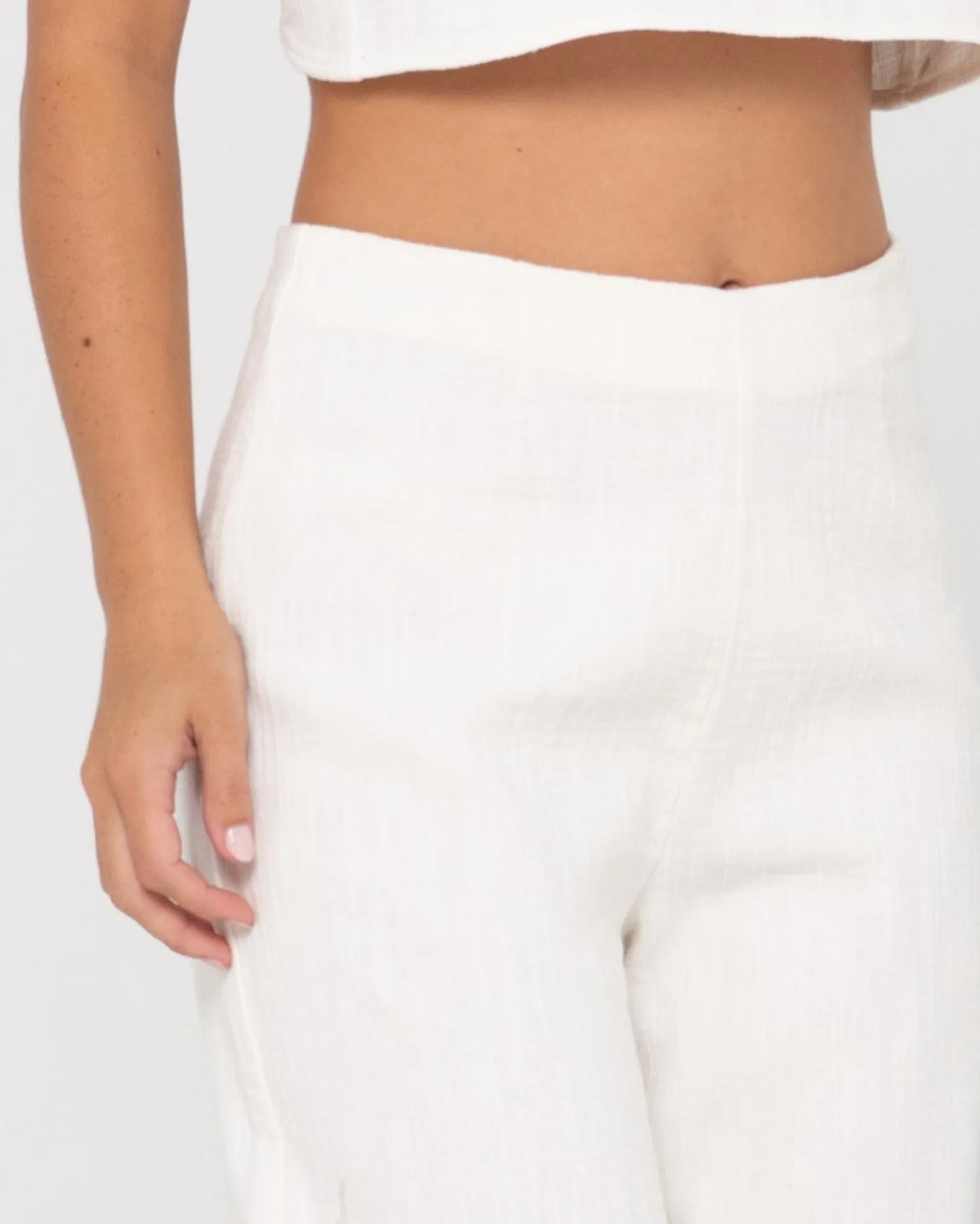 Pantalon Ancho De Talle Alto Radiate>Rusty Cheap