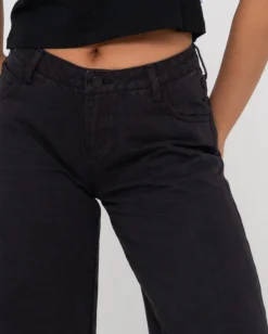 Pantalon Ancho De Talle Bajo Hansen><noscript><img width=