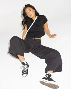 Pantalon Ancho De Talle Bajo Hansen><noscript><img width=