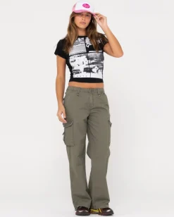 Pantalon Cargo De Tiro Bajo Tank Girl><noscript><img width=
