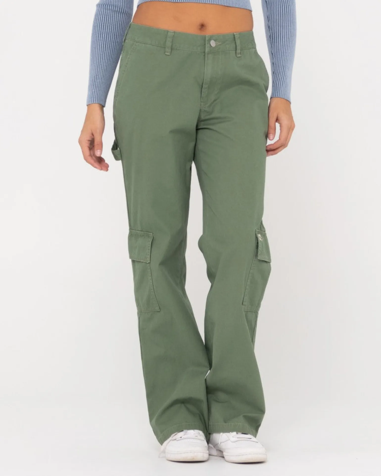 Pantalon Cargo Recto De Talle Bajo Cade>Rusty Discount