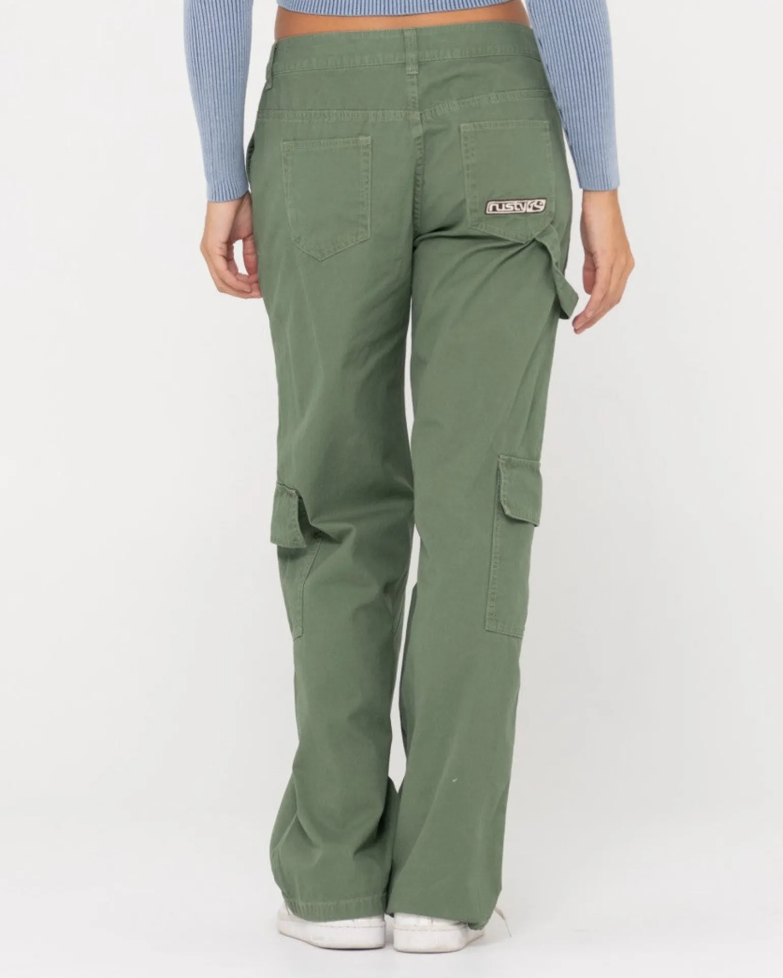 Pantalon Cargo Recto De Talle Bajo Cade>Rusty Discount