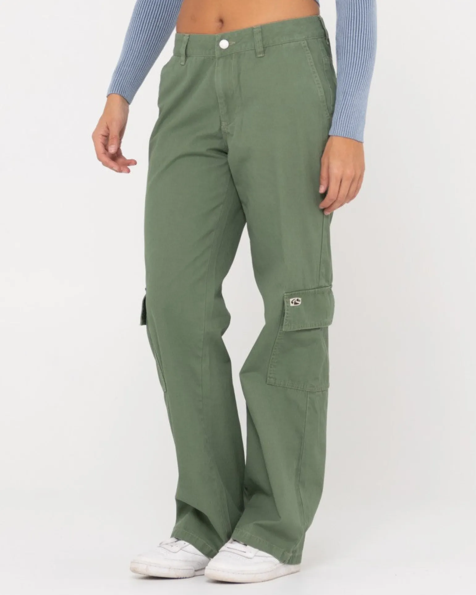 Pantalon Cargo Recto De Talle Bajo Cade>Rusty Discount