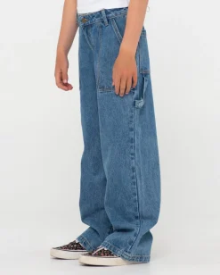 Pantalon Carpintero Billie Low Denim Ninas><noscript><img width=