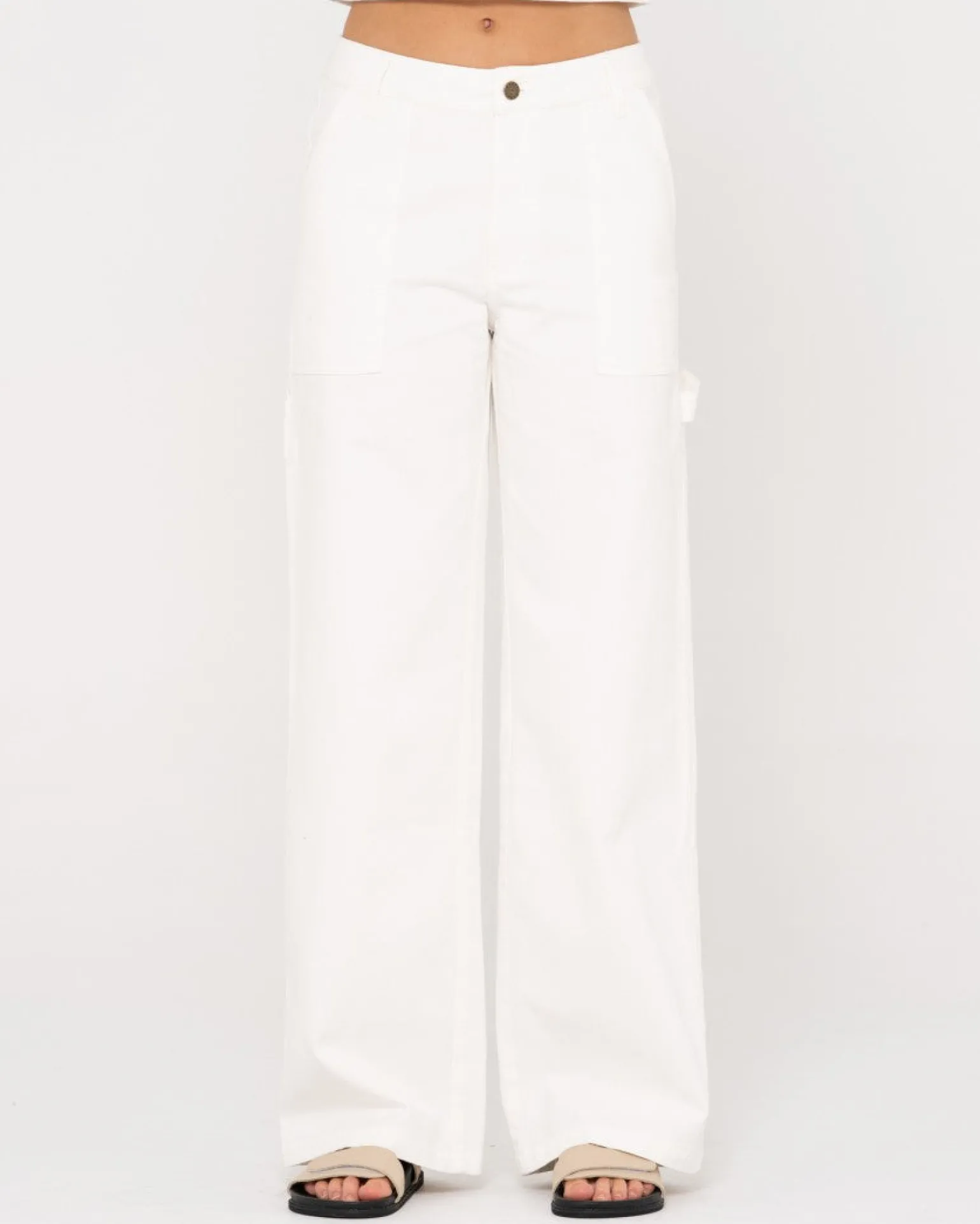 Pantalon Carpintero De Talle Medio Billie>Rusty Clearance