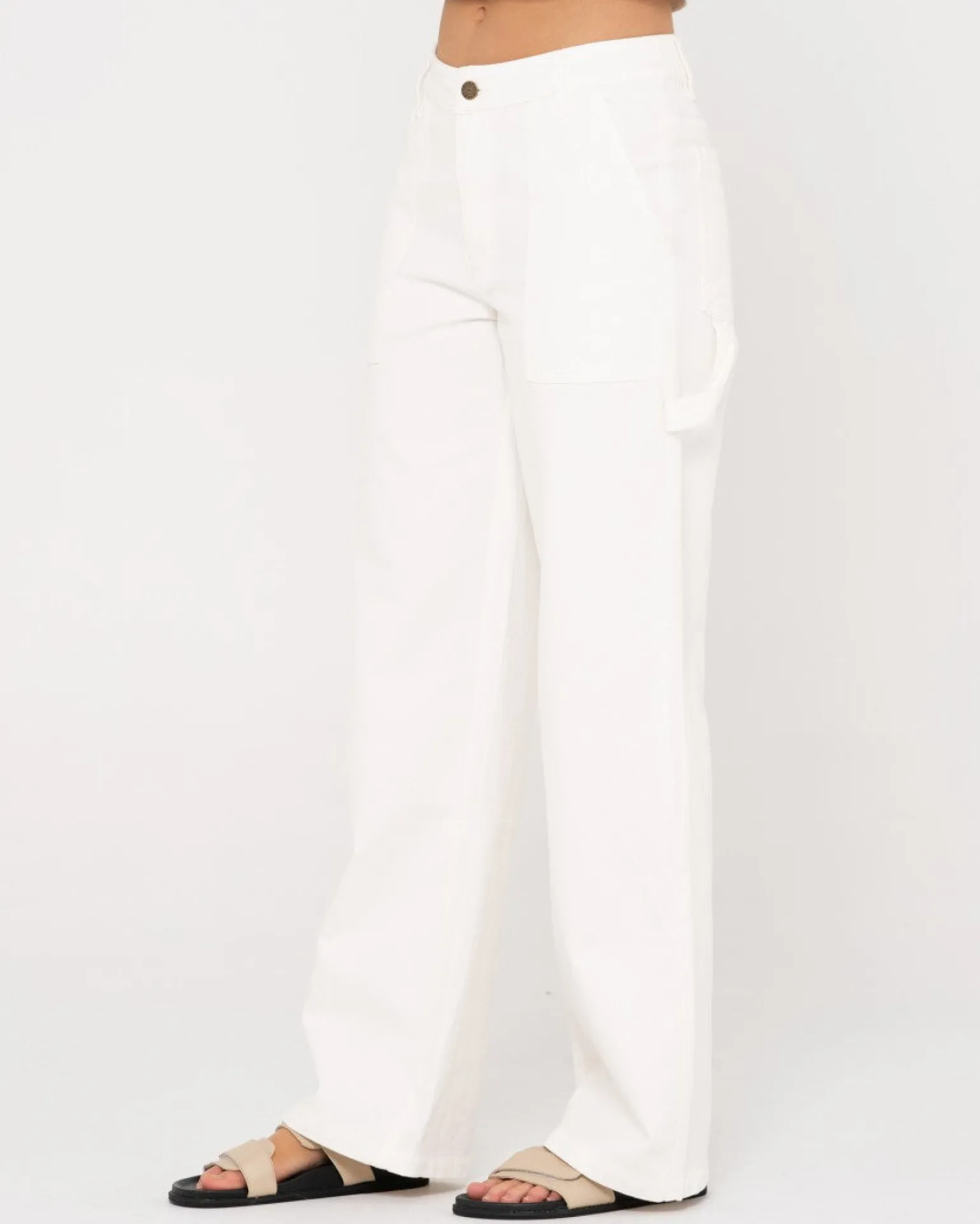 Pantalon Carpintero De Talle Medio Billie>Rusty Clearance
