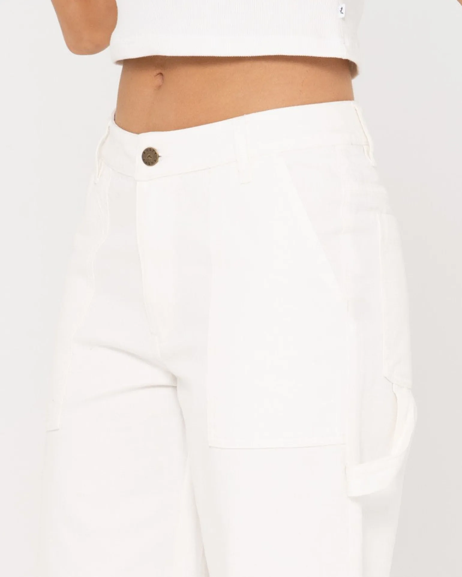 Pantalon Carpintero De Talle Medio Billie>Rusty Clearance