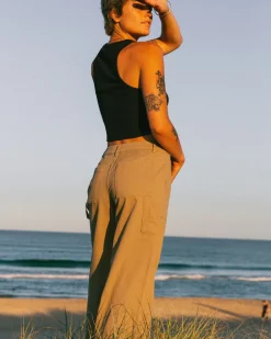 Pantalon Carpintero De Talle Medio Billie>Rusty New