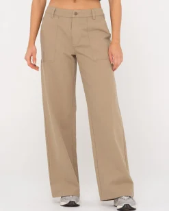 Pantalon Carpintero De Talle Medio Billie>Rusty New