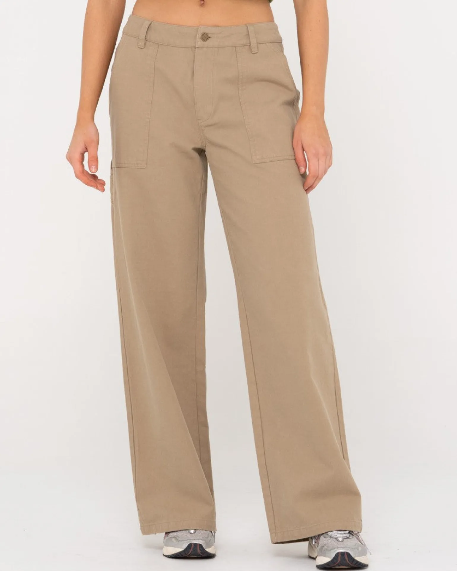 Pantalon Carpintero De Talle Medio Billie>Rusty New