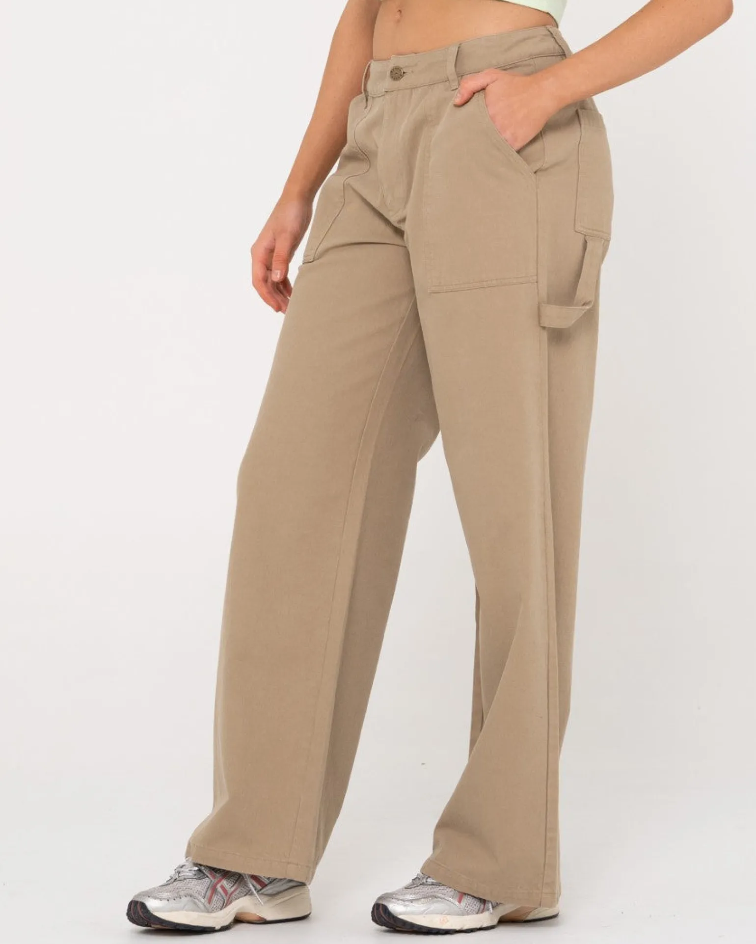 Pantalon Carpintero De Talle Medio Billie>Rusty New