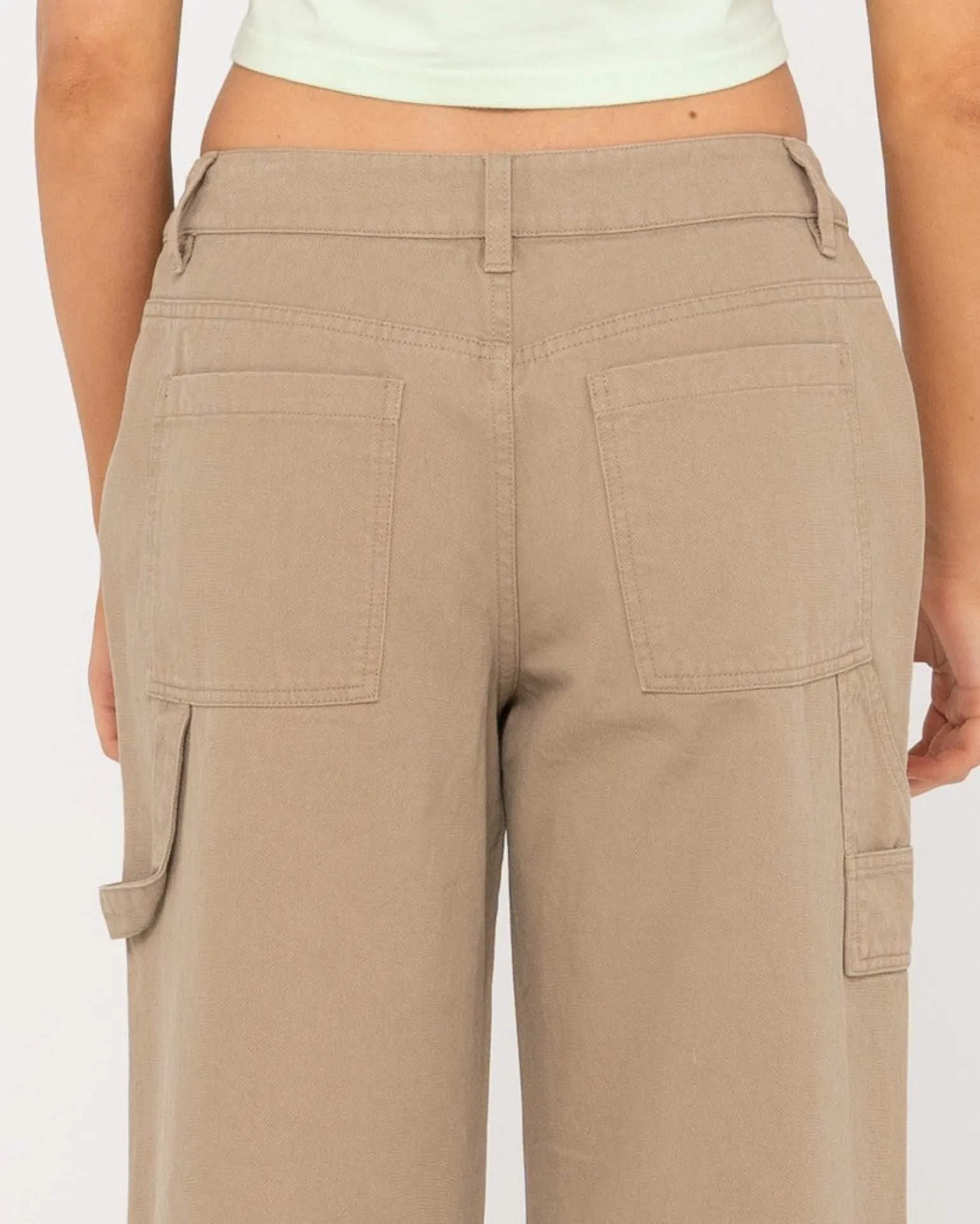 Pantalon Carpintero De Talle Medio Billie>Rusty New