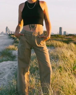 Pantalon Carpintero De Talle Medio Billie><noscript><img width=