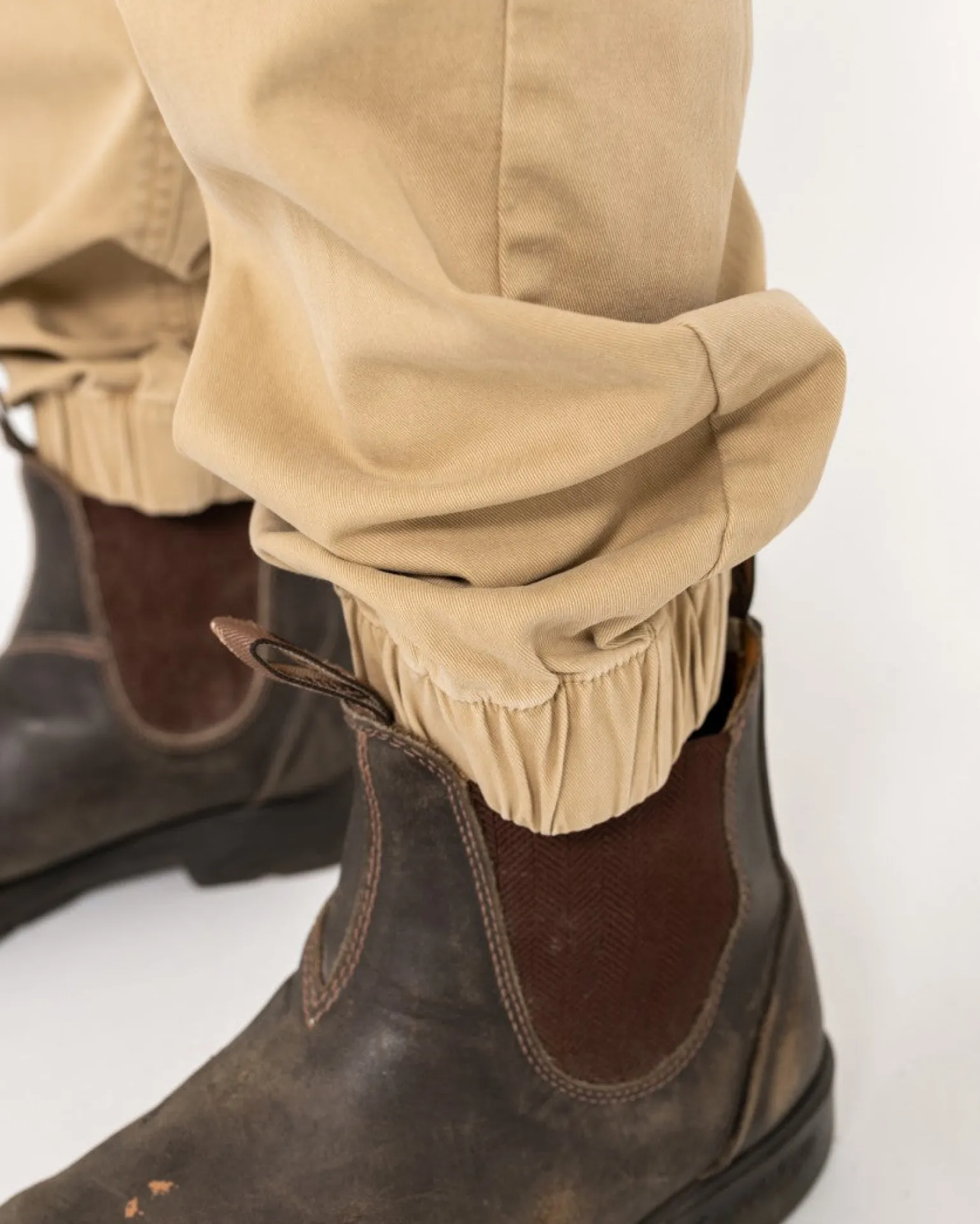Pantalon Con Punos Elasticos Y Levantamiento Pesado>Rusty Fashion